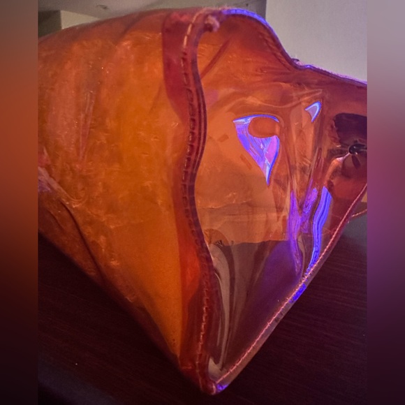 EUC: HERMÈS VINYL SOUVENIR DE L’EXPOSITION KELLY VINTAGE BAG - Picture 6 of 9